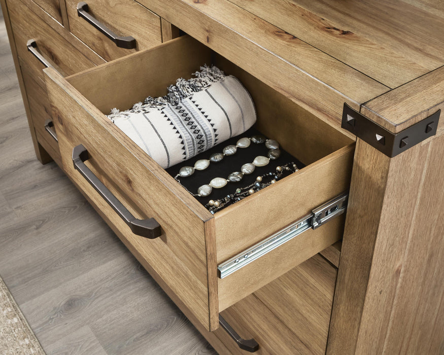 Five Star Furniture - Ridgester Dresser and Mirror