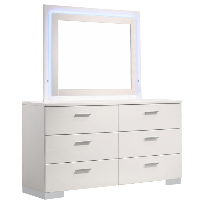 Five Star Furniture - Felicity Dresser with LED Mirror