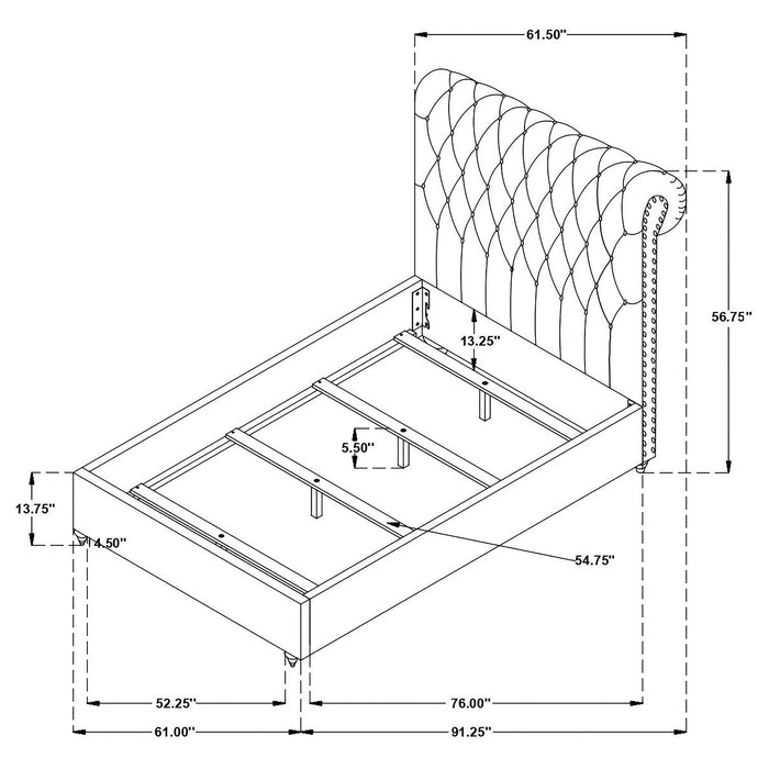 Five Star Furniture - Devon Panel Bed
