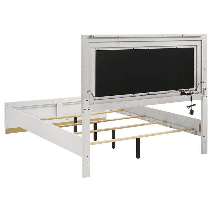 Five Star Furniture - Caraway Panel Bed with LED Lighting