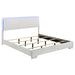 Five Star Furniture - Felicity Eastern King, Queen, & Cal.King Panel Bed with LED Lighting Glossy White image