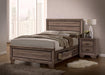 Five Star Furniture - Kauffman California King, E.king, & Queen Panel Bed Washed Taupe - Five Star Furniture & Mattress (GA)