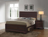 Five Star Furniture - Kauffman California King, Eastren King, & Queen Panel Bed Dark Cocoa - Five Star Furniture & Mattress (GA)