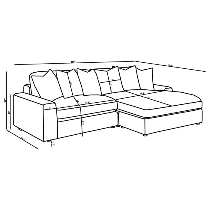 Five Star Furniture - Blaine Sectional Sofa