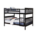 Five Star Furniture - Chapman Full Over Full & Twin Over Full Bunk Bed Black & White image