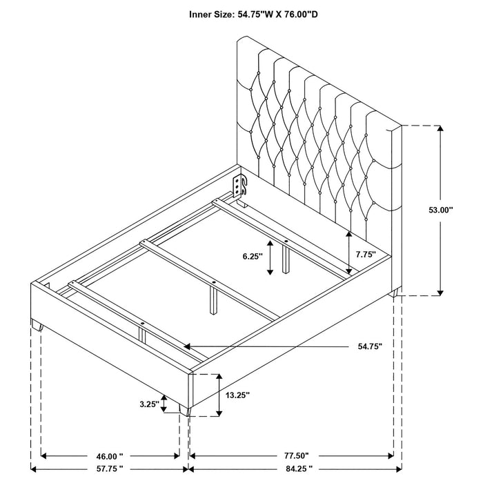 Five Star Furniture - Chloe Panel Bed