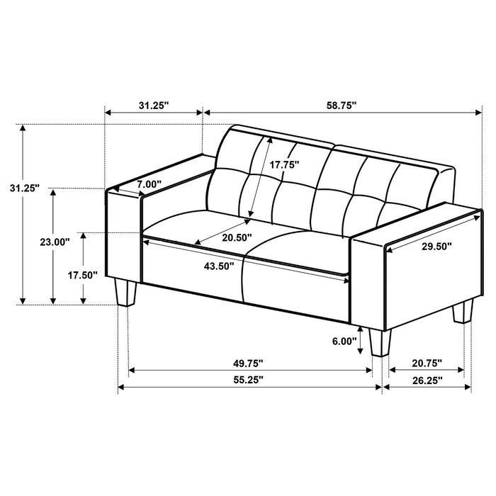 Five Star Furniture - Deerhurst Sofa Set
