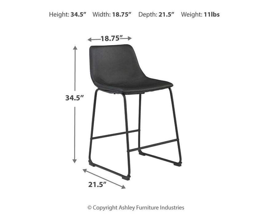 Five Star Furniture - Centiar Counter Height Bar Stool