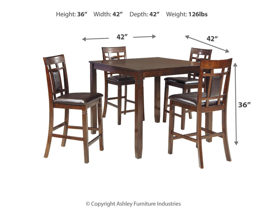 Five Star Furniture - Bennox Counter Height Dining Table and Bar Stools (Set of 5)