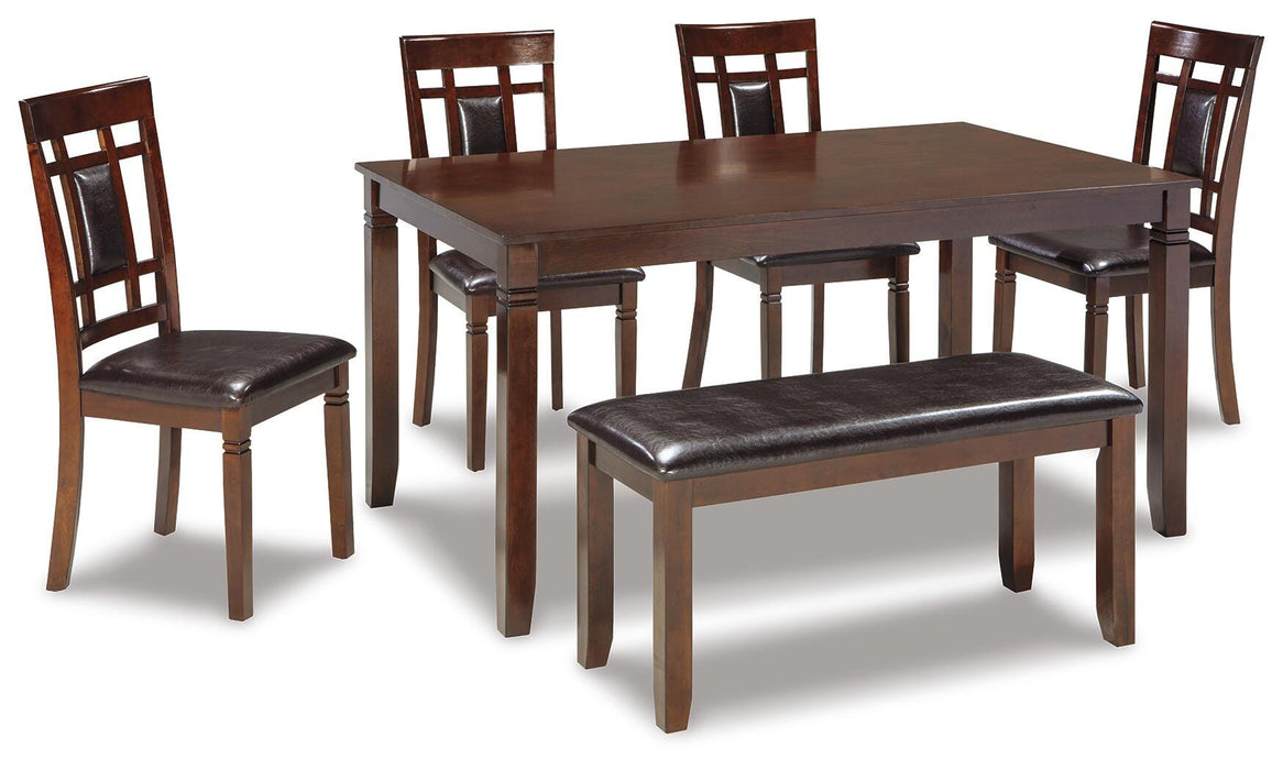 Five Star Furniture - Bennox Dining Table and Chairs with Bench (Set of 6)