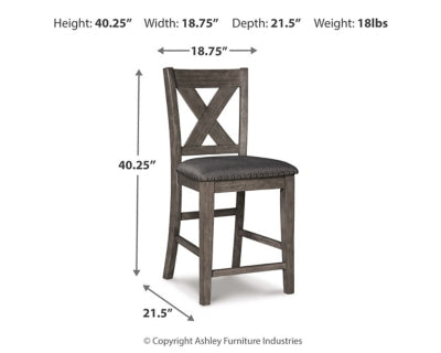 Five Star Furniture - Caitbrook Counter Height Upholstered Bar Stool - Five Star Furniture & Mattress (GA)