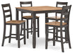 Five Star Furniture - Gesthaven Counter Height Dining Table and 4 Barstools (Set of 5) image