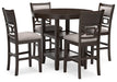 Five Star Furniture - Langwest Counter Height Dining Table and 4 Barstools (Set of 5) image