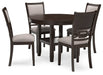 Five Star Furniture - Langwest Dining Table and 4 Chairs (Set of 5) image