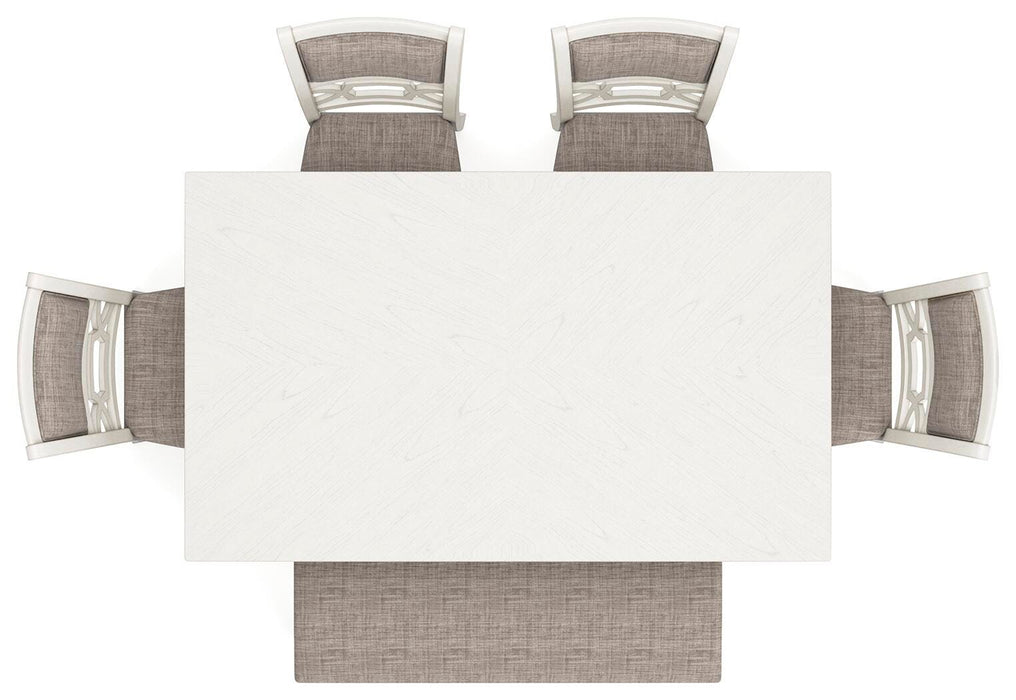 Five Star Furniture - Erinberg Dining Table and 4 Chairs and Bench (Set of 6)