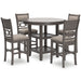 Five Star Furniture - Wrenning Counter Height Dining Table and 4 Barstools (Set of 5) image