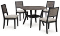 Five Star Furniture - Corloda Dining Table and 4 Chairs (Set of 5) image