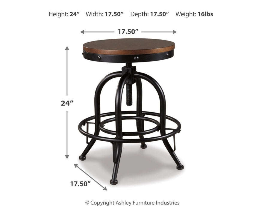 Five Star Furniture - Valebeck Counter Height Bar Stool