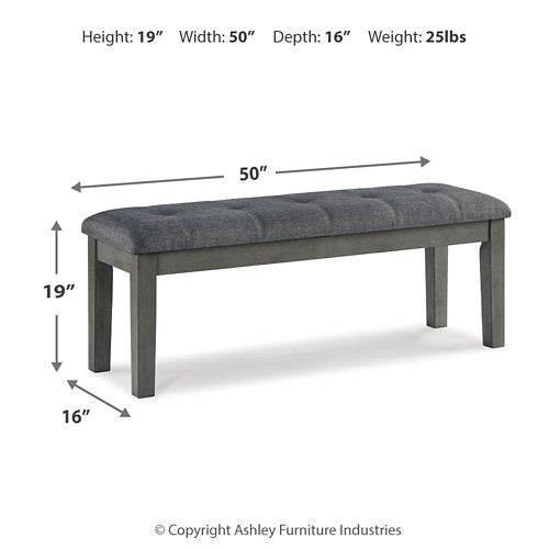 Five Star Furniture - Hallanden 50" Dining Bench - Five Star Furniture & Mattress (GA)