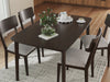 Five Star Furniture - Mallenette Dining Table and 4 Chairs (Set of 5) - Five Star Furniture & Mattress (GA)