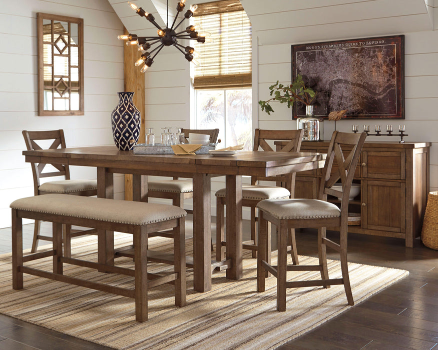 Five Star Furniture - Moriville Counter Height Dining Set