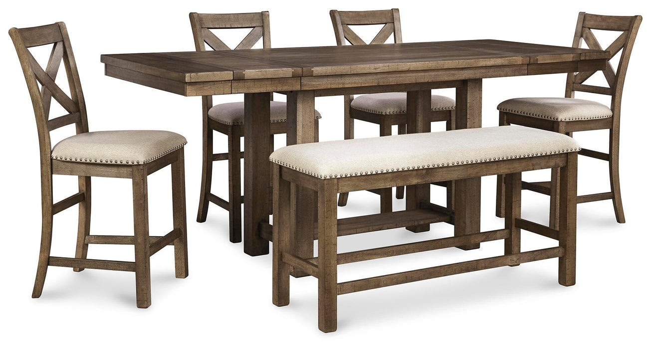 Five Star Furniture - Moriville Counter Height Dining Set