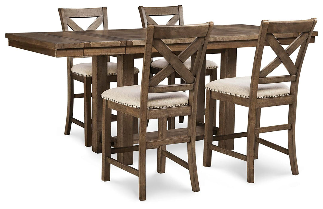Five Star Furniture - Moriville Counter Height Dining Set