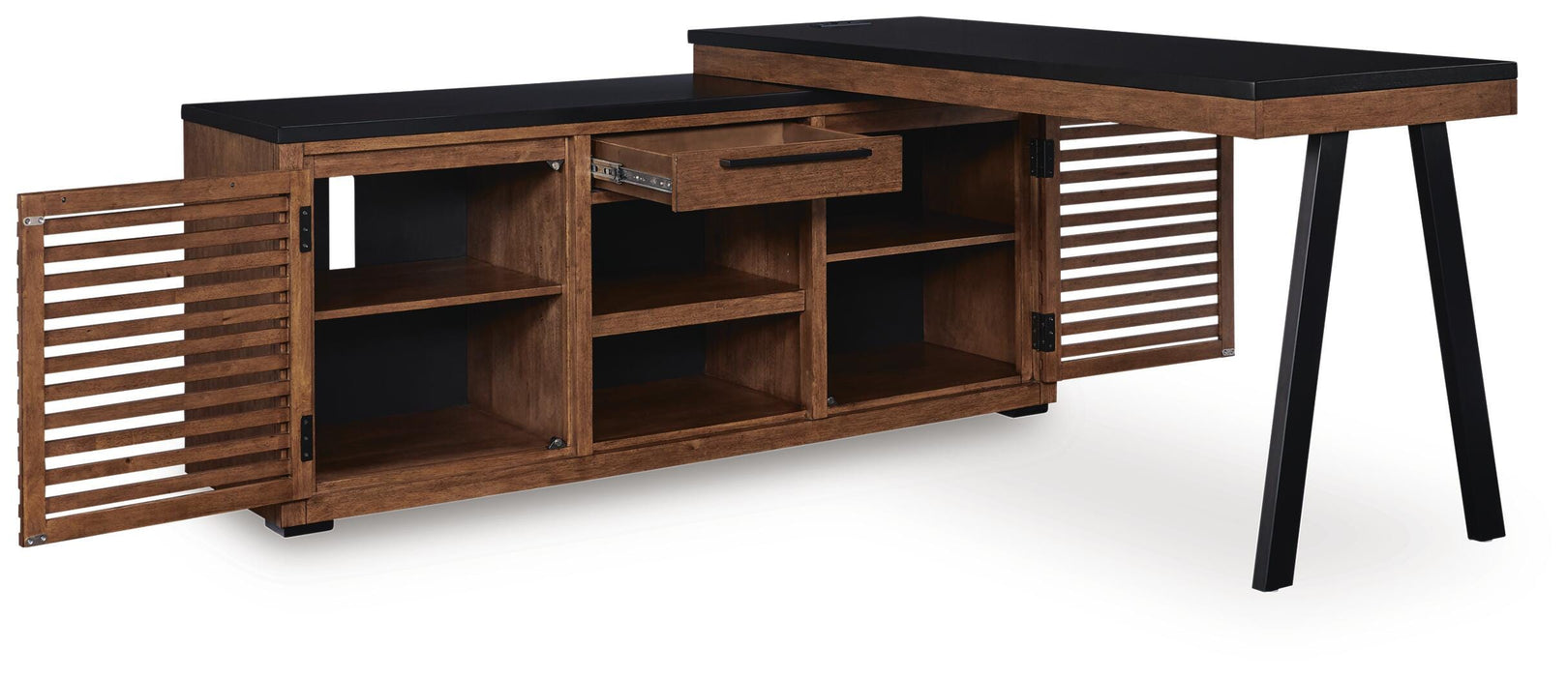 Five Star Furniture - Kallari Credenza with Desk Return