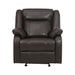 Five Star Furniture - Homelegance Furniture Jude Glider Recliner Chair in Brown 8201BRW-1 image
