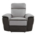 Five Star Furniture - Homelegance Furniture Laertes Power Reclining Chair in Taupe Gray 8318-1PW image