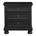 Five Star Furniture - Homelegance Laurelin 3 Drawer Nightstand in Black 1714BK-4 image