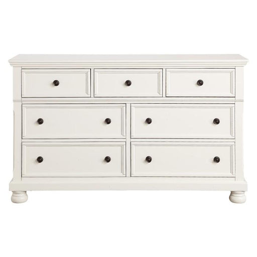 Homelegance Laurelin 7 Drawer Dresser in White 1714W-5 image