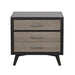 Five Star Furniture - Homelegance Raku 3 Drawer Nightstand in Gray 1711-4 image