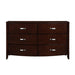 Five Star Furniture - Homelegance Lyric 6 Drawer Dresser in Dark Espresso 1737NC-5 image