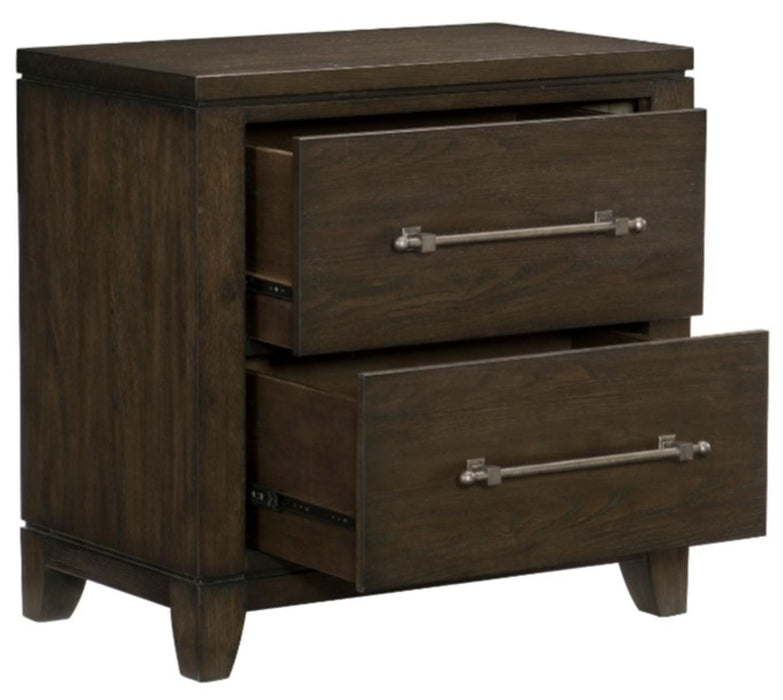 Homelegance Griggs Nightstand in Dark Brown 1669-4