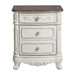 Five Star Furniture - Homelegance Cinderella Night Stand in Antique White with Grey Rub-Through 1386NW-4 image