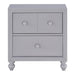 Five Star Furniture - Homelegance Wellsummer 2 Drawer Nightstand in Gray 1803GY-4 image