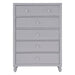 Five Star Furniture - Homelegance Wellsummer 5 Drawer Chest in Gray 1803GY-9 image