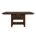 Five Star Furniture - Homelegance Schleiger Counter Height Dining Table in Dark Brown 5400-36XL* image