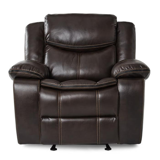 Homelegance Furniture Bastrop Glider Reclining Chair in Brown 8230BRW-1 image