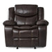 Five Star Furniture - Homelegance Furniture Bastrop Glider Reclining Chair in Brown 8230BRW-1 image