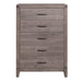 Five Star Furniture - Homelegance Woodrow 5 Drawer Chest in Gray 2042-9 image