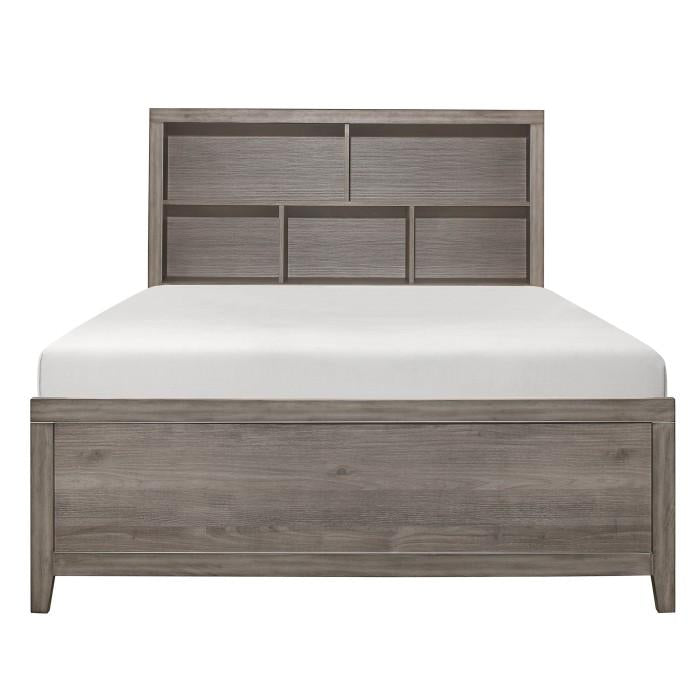 Homelegance Woodrow Queen Platform Bed in Gray 2042NB-1* image