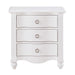 Five Star Furniture - Homelegance Meghan 3 Drawer Nightstand in White 2058WH-4 image