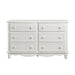 Five Star Furniture - Homelegance Clementine 6 Drawer Dresser in White B1799-5 image