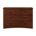 Five Star Furniture - Homelegance Rowe 6 Drawer Dresser in Dark Cherry B2013DC-5 image
