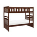 Five Star Furniture - Homelegance Rowe Twin/Twin Bunk Bed in Dark Cherry B2013DC-1* image