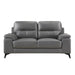 Five Star Furniture - Homelegance Furniture Mischa Loveseat in Dark Gray 9514DGY-2 image