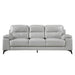 Five Star Furniture - Homelegance Furniture Mischa Sofa in Silver Gray 9514SVE-3 image
