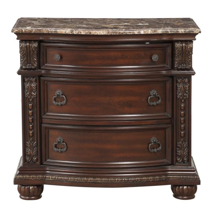 Homelegance Cavalier Nightstand in Dark Cherry 1757-4 image